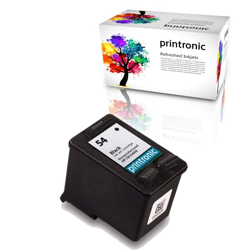 Printronic Remanufactured Ink Cartridge Replacement for HP 54 CB334AN (1 Black)